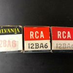 SYLVANIA & RCA ELECTRON TUBE P/N 12BA6 (LOT OF 3 UNITS) NS COND # 12953 - Image 3