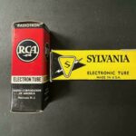 SYLVANIA & RCA ELECTRONIC TUBE  P/N 12BH7A (LOT OF 2 UNITS)  NS COND # 12958 - Image 2