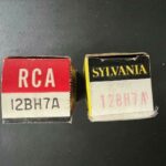 SYLVANIA & RCA ELECTRONIC TUBE  P/N 12BH7A (LOT OF 2 UNITS)  NS COND # 12958 - Image 3