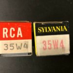 SYLVANIA & RCA ELECTRONIC TUBE P/N 35W4 ( LOT OF 2 UNITS)  NS COND # 12989 - Image 3