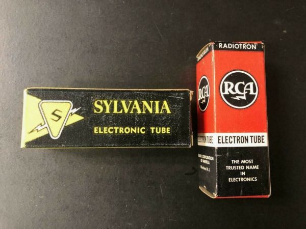 SYLVANIA & RCA ELECTRONIC TUBE P/N 35W4 ( LOT OF 2 UNITS)  NS COND # 12989