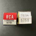 SYLVANIA & RCA ELECTRONIC TUBE P/N 5751 (LOT OF 2 UNITS)  NS COND #  12917/12922 - Image 3