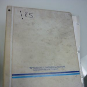 TELEDYNE CONTINENTAL TCM IGNITION SYSTEMS MATER SERVICE MANUAL X40000