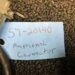 Over 10 million line items available today.. - TEST SET CONNECTOR (AMPHENOL) P/N 57-20140 USED # 10965
