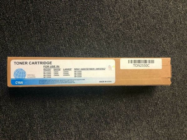 Over 10 million line items available today.. - TONER CARTRIDGE (CYAN) P/N TON2550C NS COND