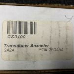 Over 10 million line items available today.. - TRANSDUCER AMMETER P/N CS3100 NE COND 8130-3 # 11673
