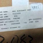 Over 10 million line items available today.. - TUBING P/N 10-180017-25 (HONEYWELL) WHITE NS COND # 12083