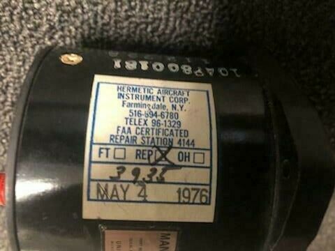 Over 10 million line items available today.. - UNITED INSTRUMENTS MANIFOLD & FUEL PRESSURE INDICATOR P/N 6080-H46 REP TG# 12253 UNITED INSTRUMENTS MANIFOLD & FUEL PRESSURE INDICATOR P/N 6080-H46 REP TG# 12253 - Image 3
