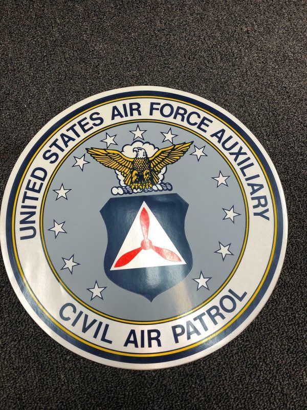 United States Air Force Auxiliary Civil Air Patrol - DECAL 12"X12" # 11170(10)