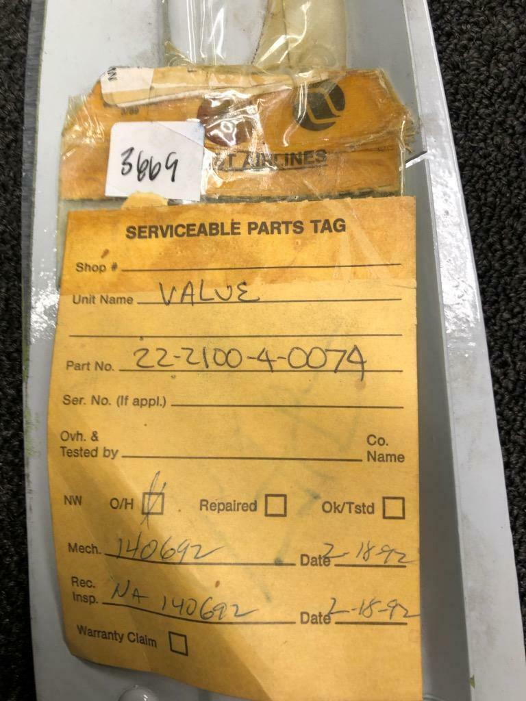 Over 10 million line items available today.. - VALUE P/N 22-2100-4-0074 (AIRLINE TRACE) SV TAG # 11787 VALUE P/N 22-2100-4-0074 (AIRLINE TRACE) SV TAG # 11787 - Image 4
